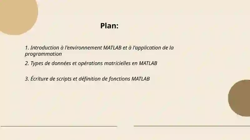 Introduction à l'environnement MATLAB 2