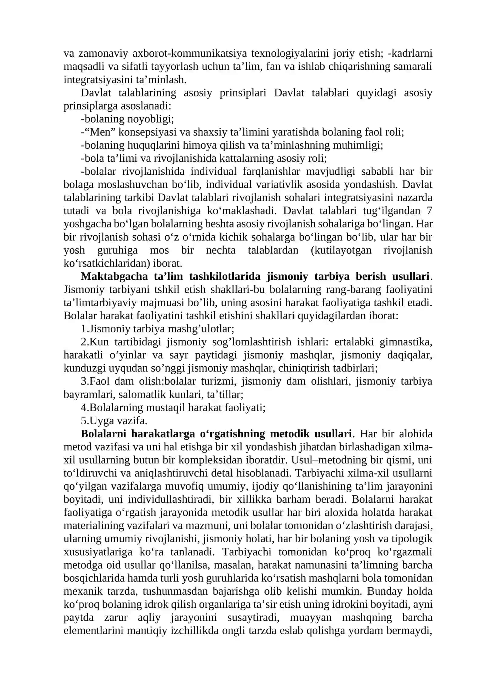 3-mavzu. Maktabgacha yoshdagi bolalarga aqliy va jismoniy tarbiya berish 2