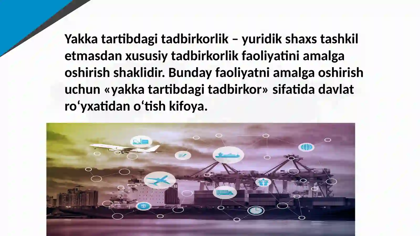 Yakka tartibdagi tadbirkorlik 2