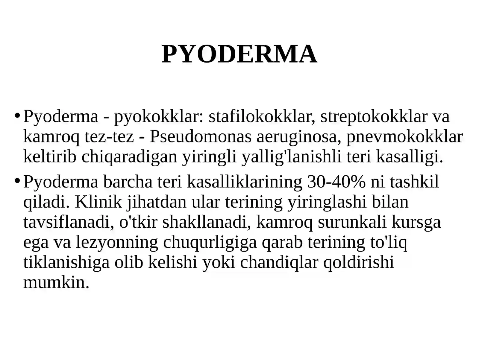 Pyoderma 2