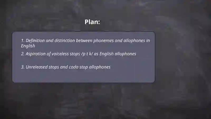 Allophones 2