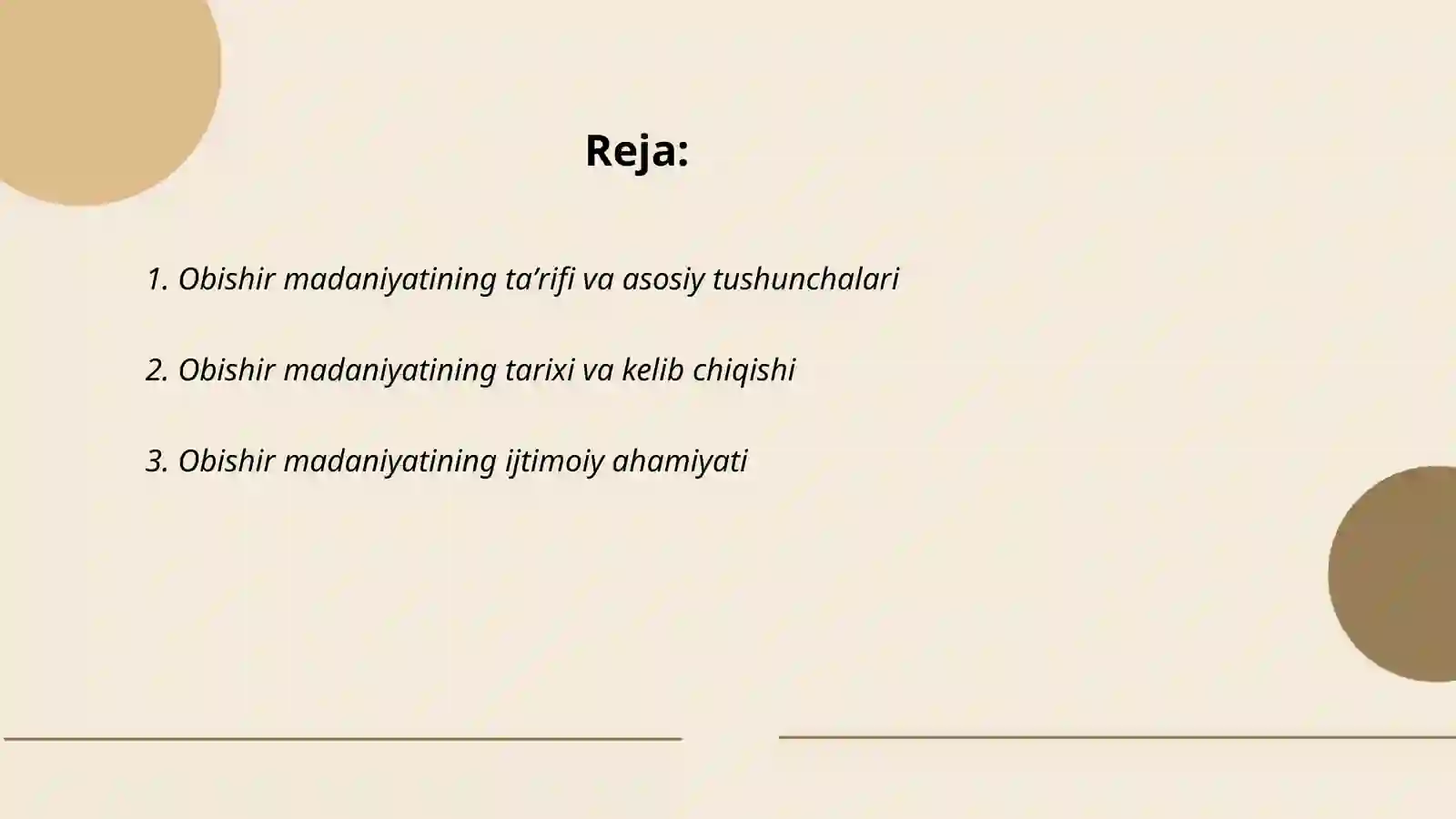 Obishir madaniyati 2