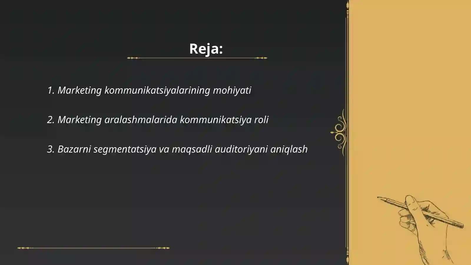 Marketing komunikatsiyasining nazariy asoslari 2