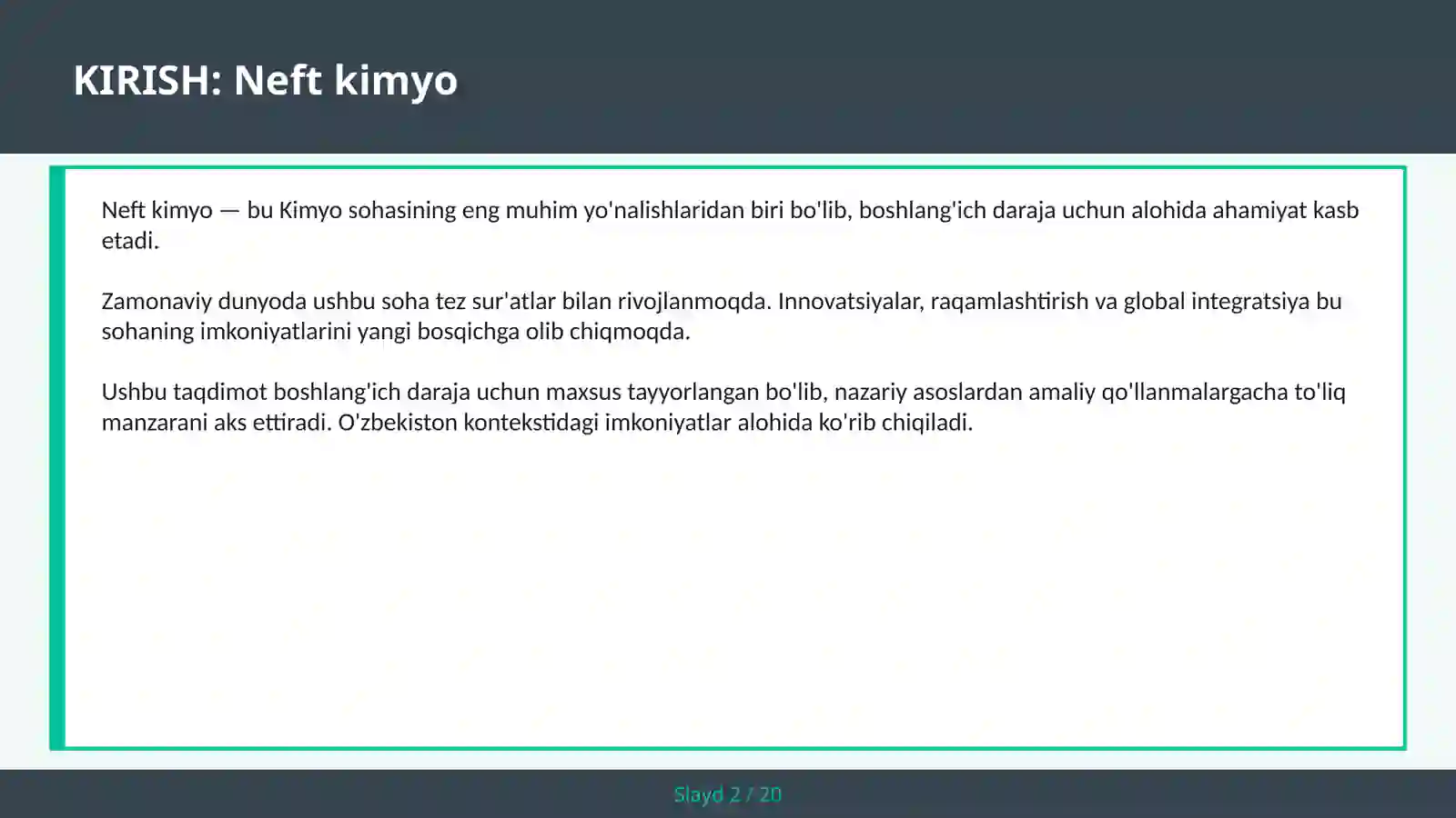 NEFT KIMYO 2