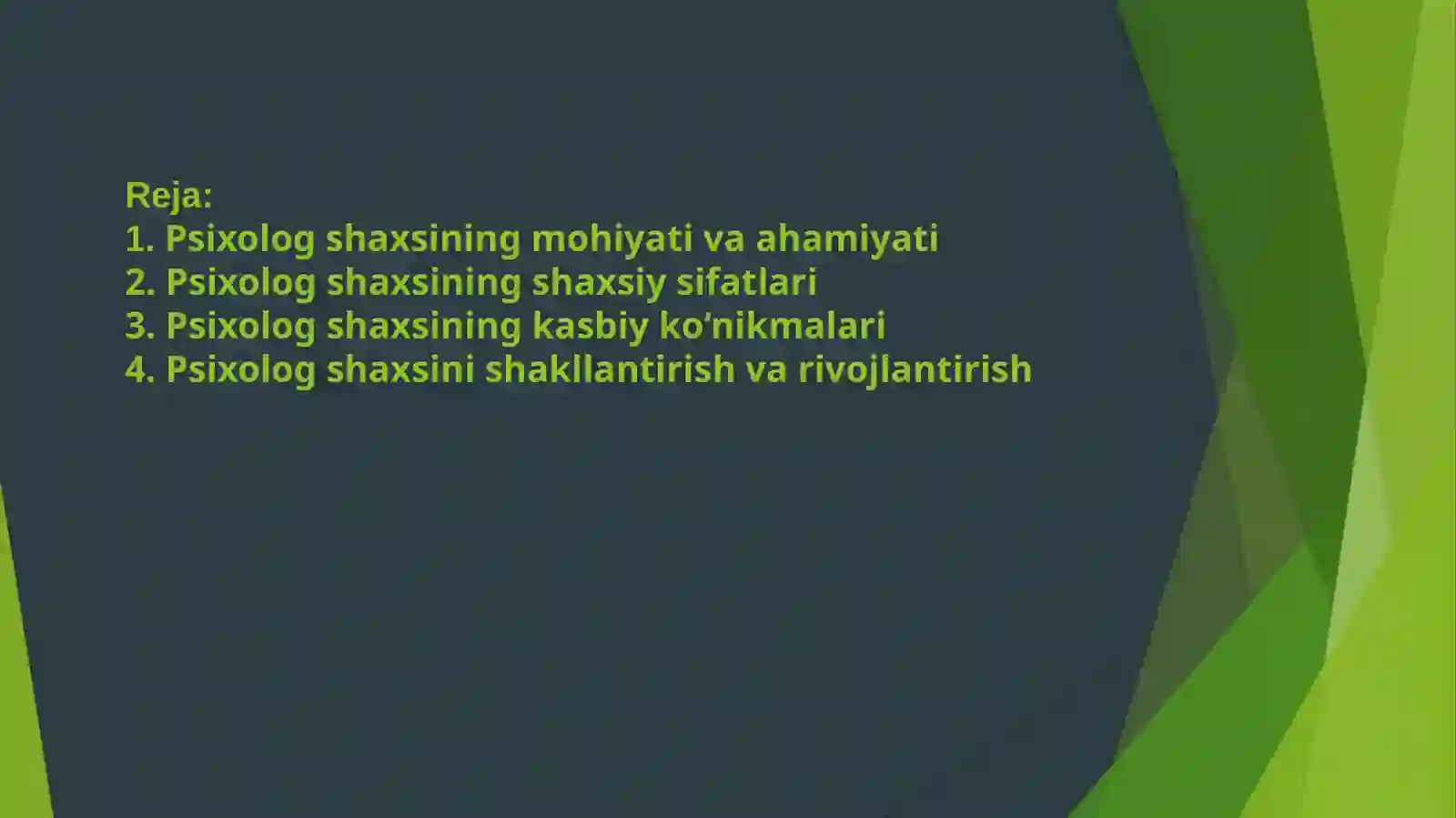 Psixolog shaxsi 2