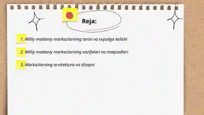Milliy madaniy markazlar 2