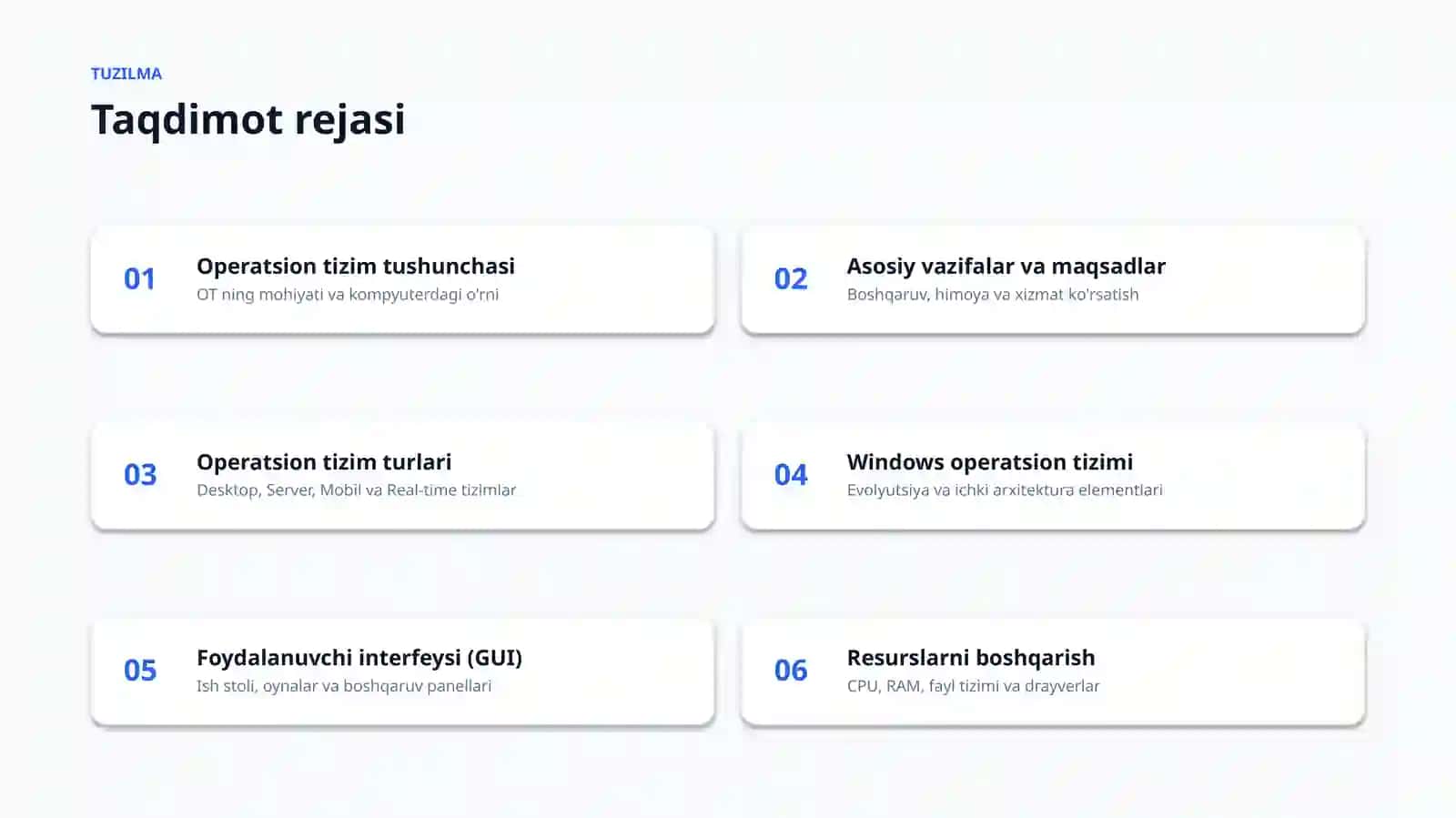 Operatsion tizimlarhaqidaumumiytushuncha 2