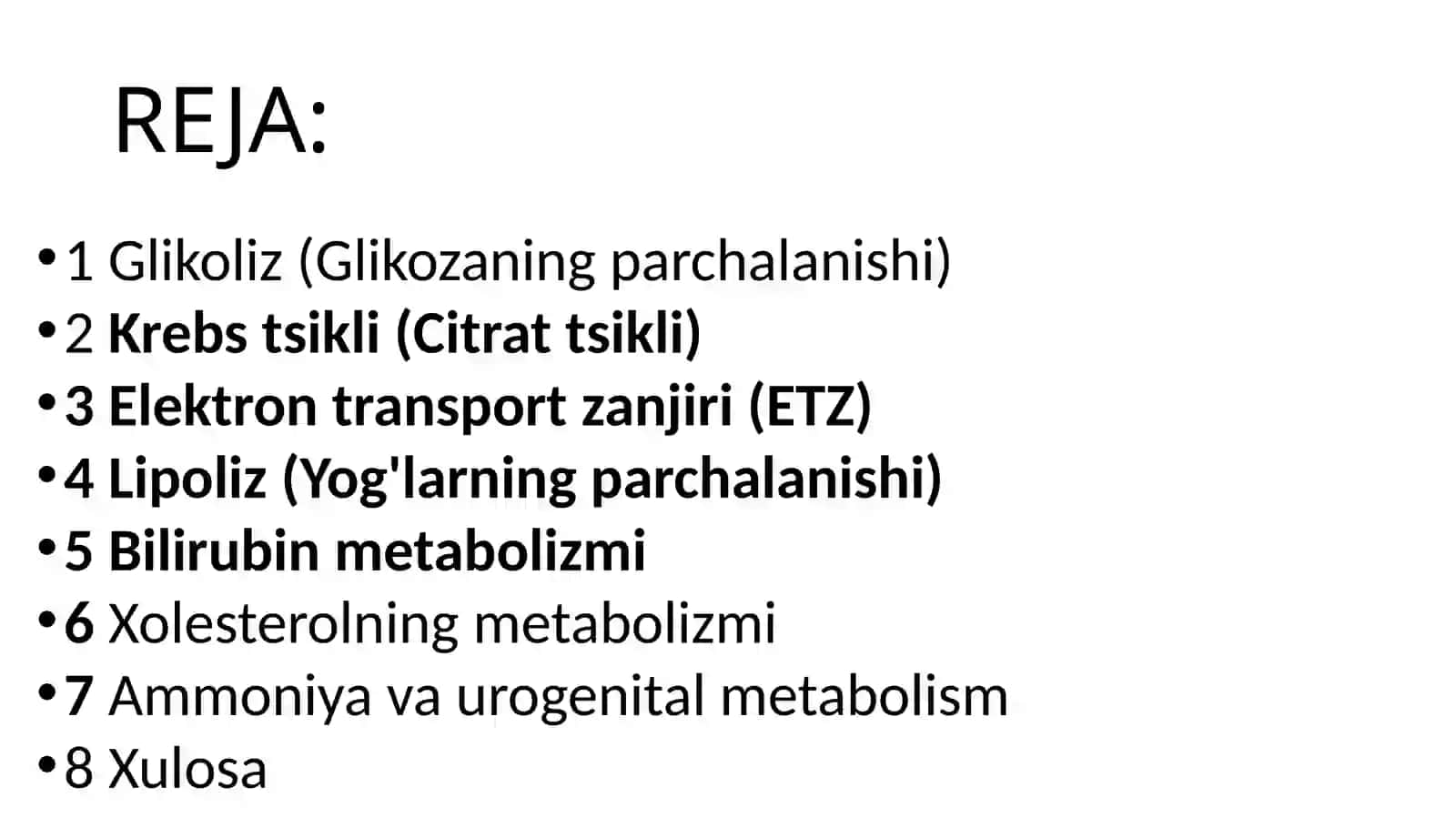 Mavzu: Moddalar almashinvi 2