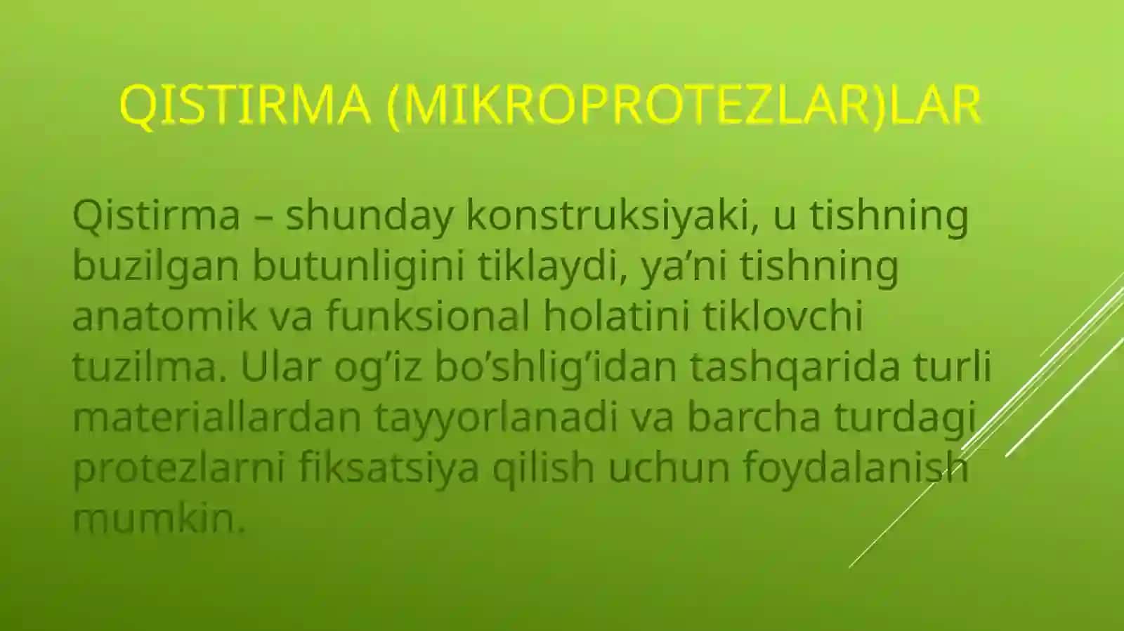 Metall qistirmalarni ishlab chiqarishning klinik va laboratoriy bosqichlari 2