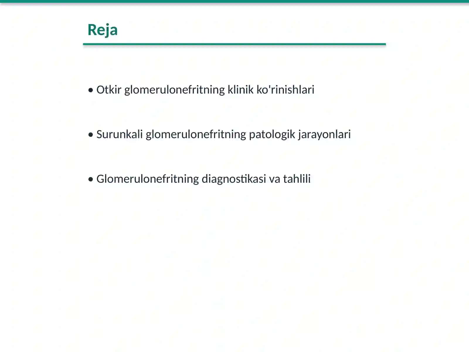 Otkir va surunkali glomerulonefrit 2