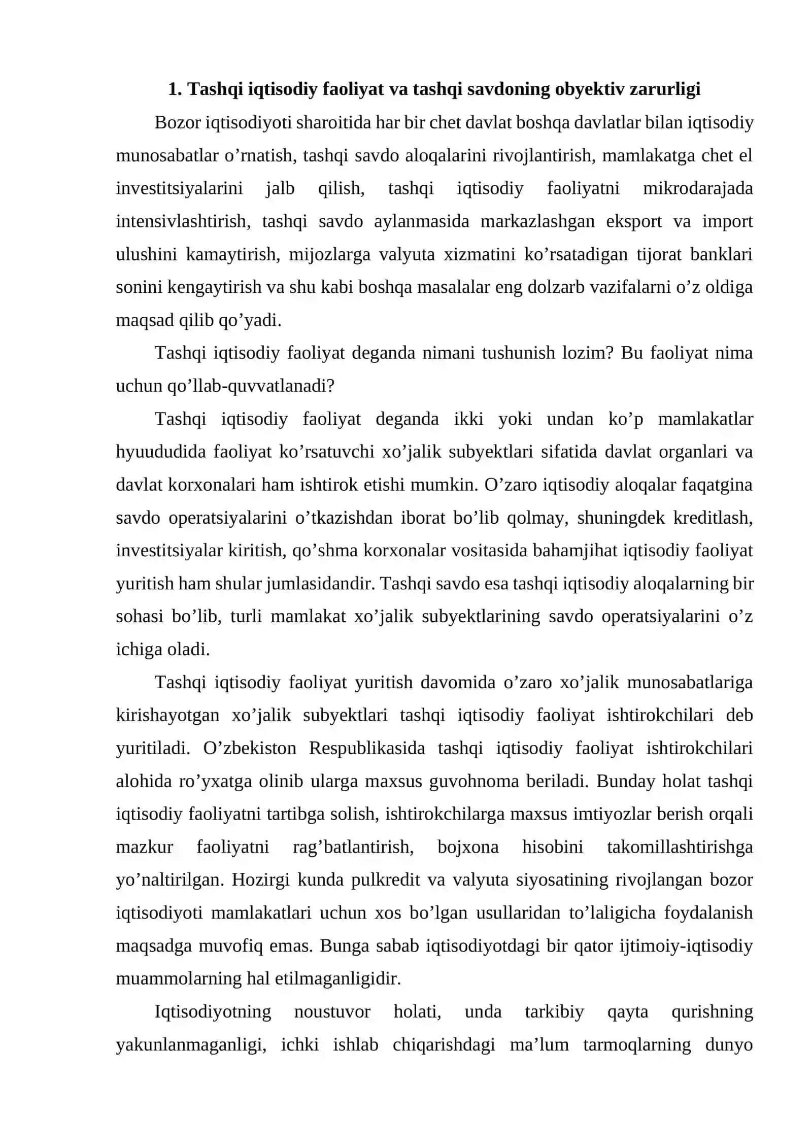 Tashqi savdo operatsiyalarini kreditlash 2
