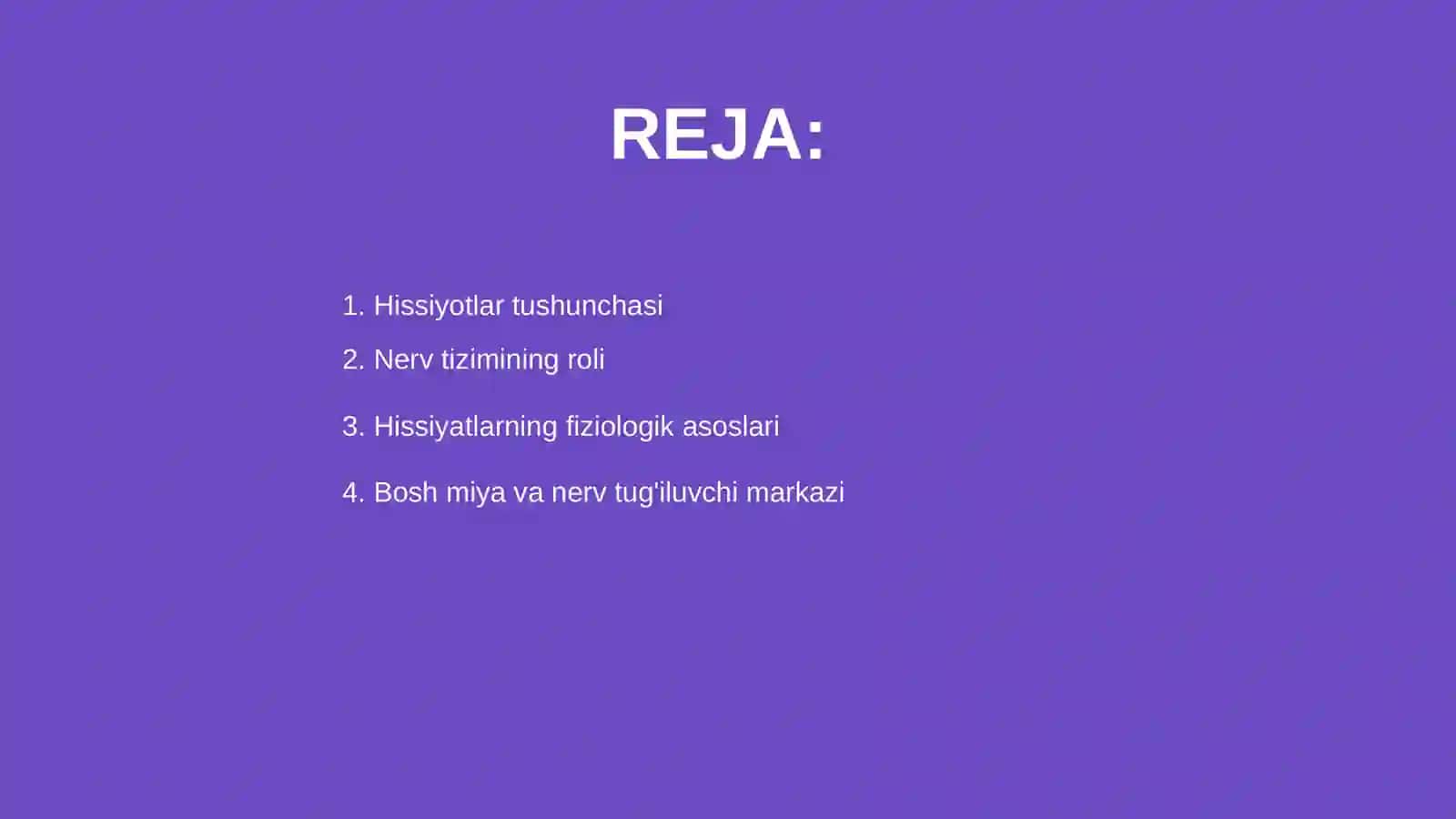 Hissiyotni nerv fiziologik asoslari 2