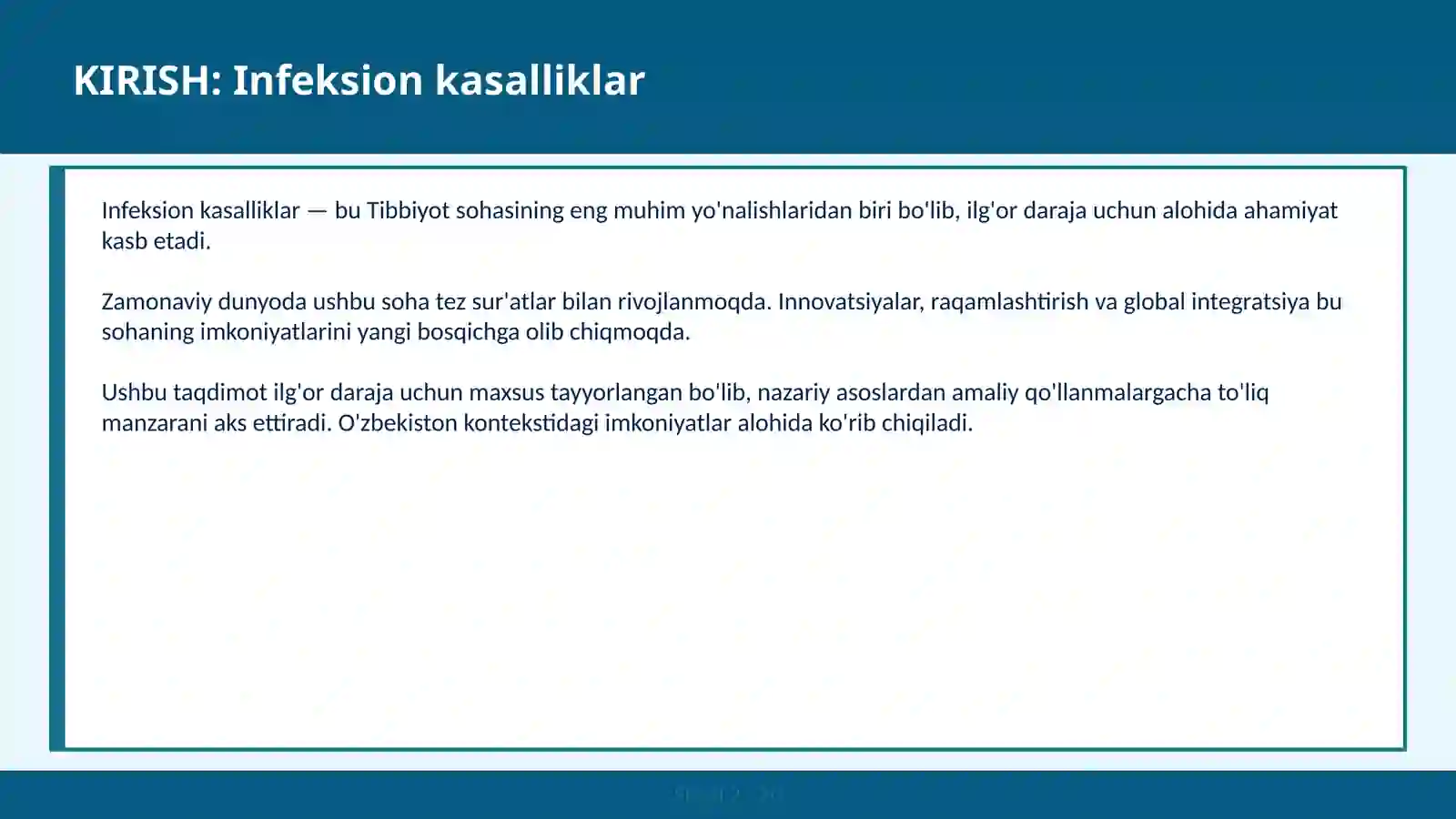 Infeksion kasalliklar 2