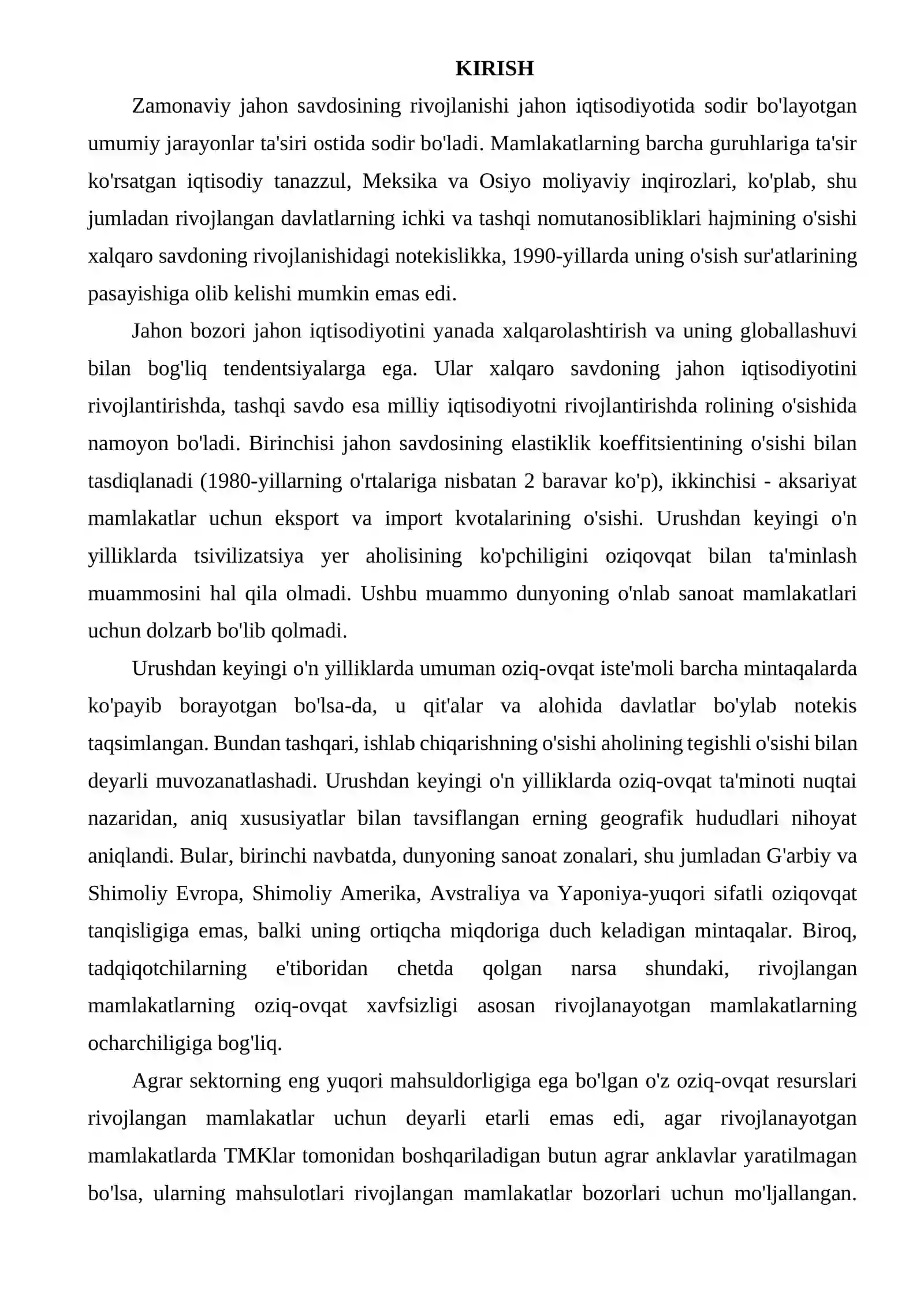 OZIQ-OVQAT MAHSULOTLARINI SIFATINI NAZORAT QILISH 2