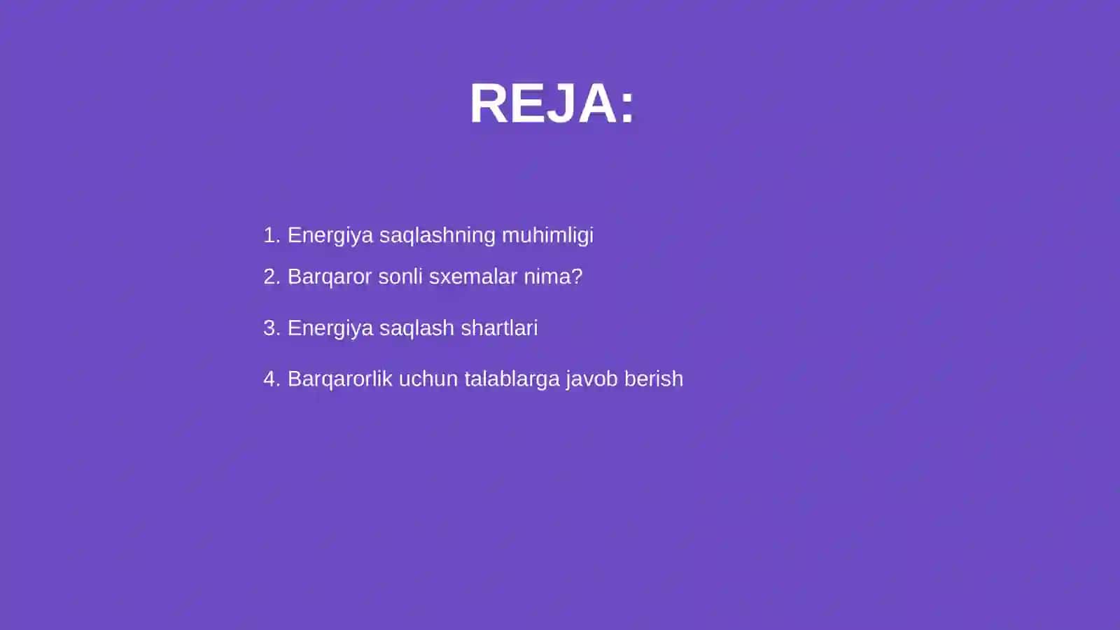 Energiya saqlanish shartini qanoatlantiruvchi barqaror sonli sxemalar qurish 2