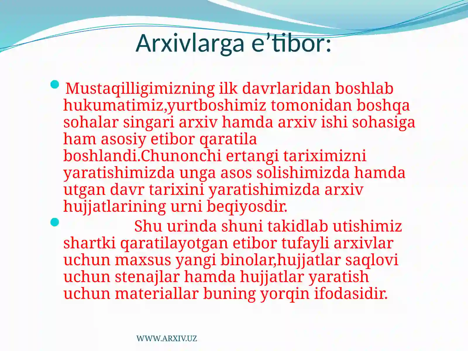 Jarqo’rg’on tuman arxivi 2