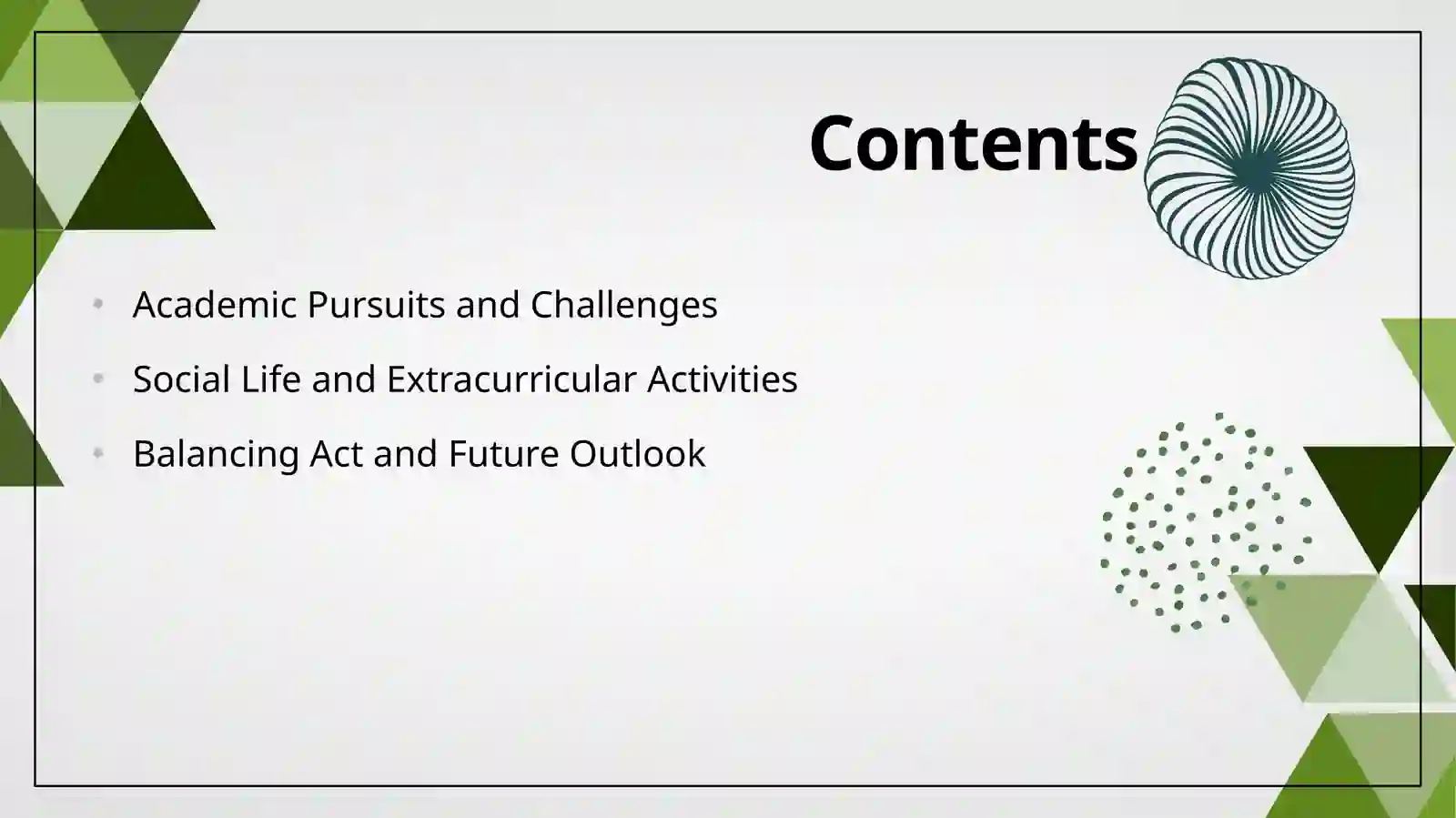 Studentʼs life 2