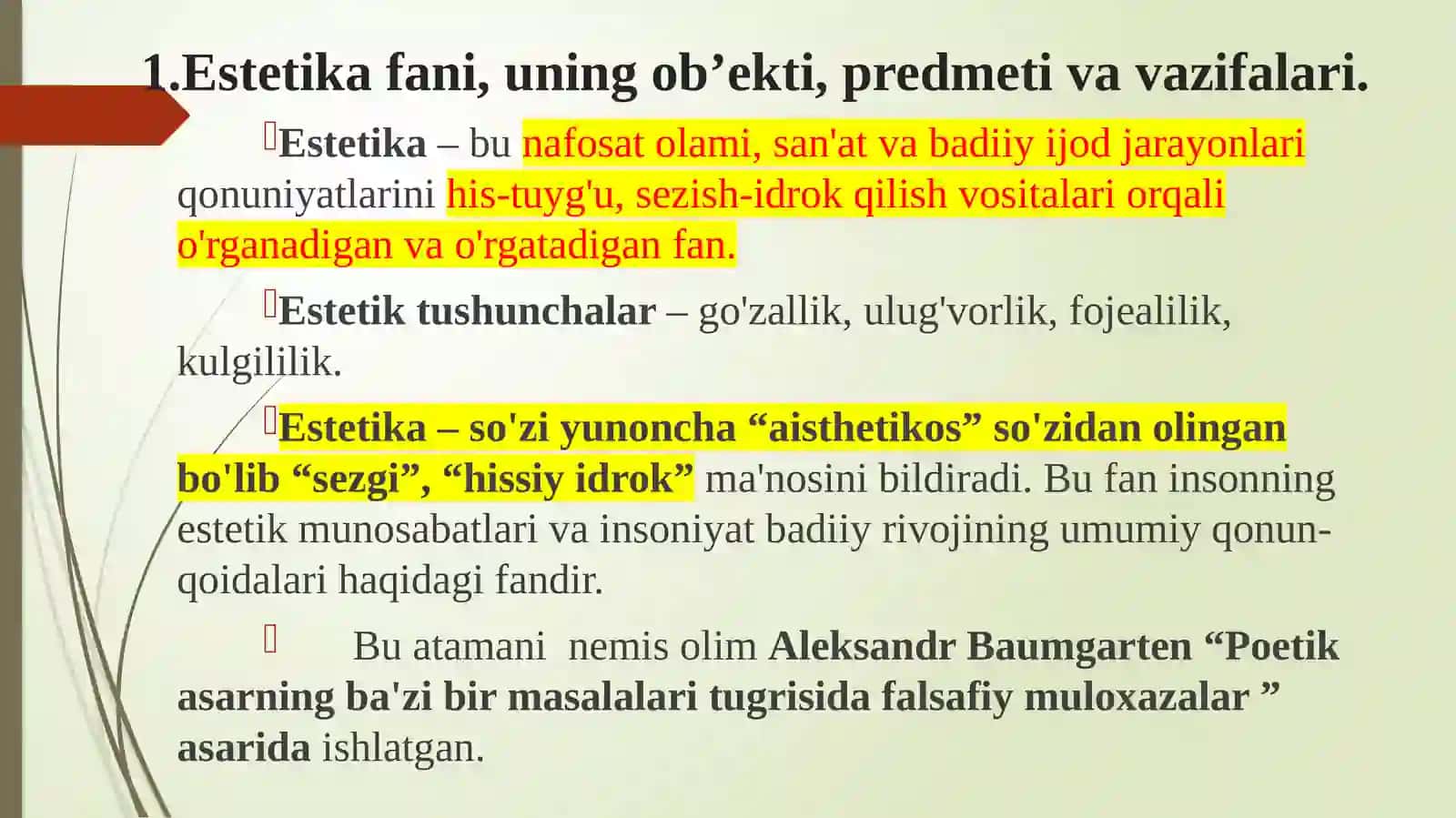 Estetika 2