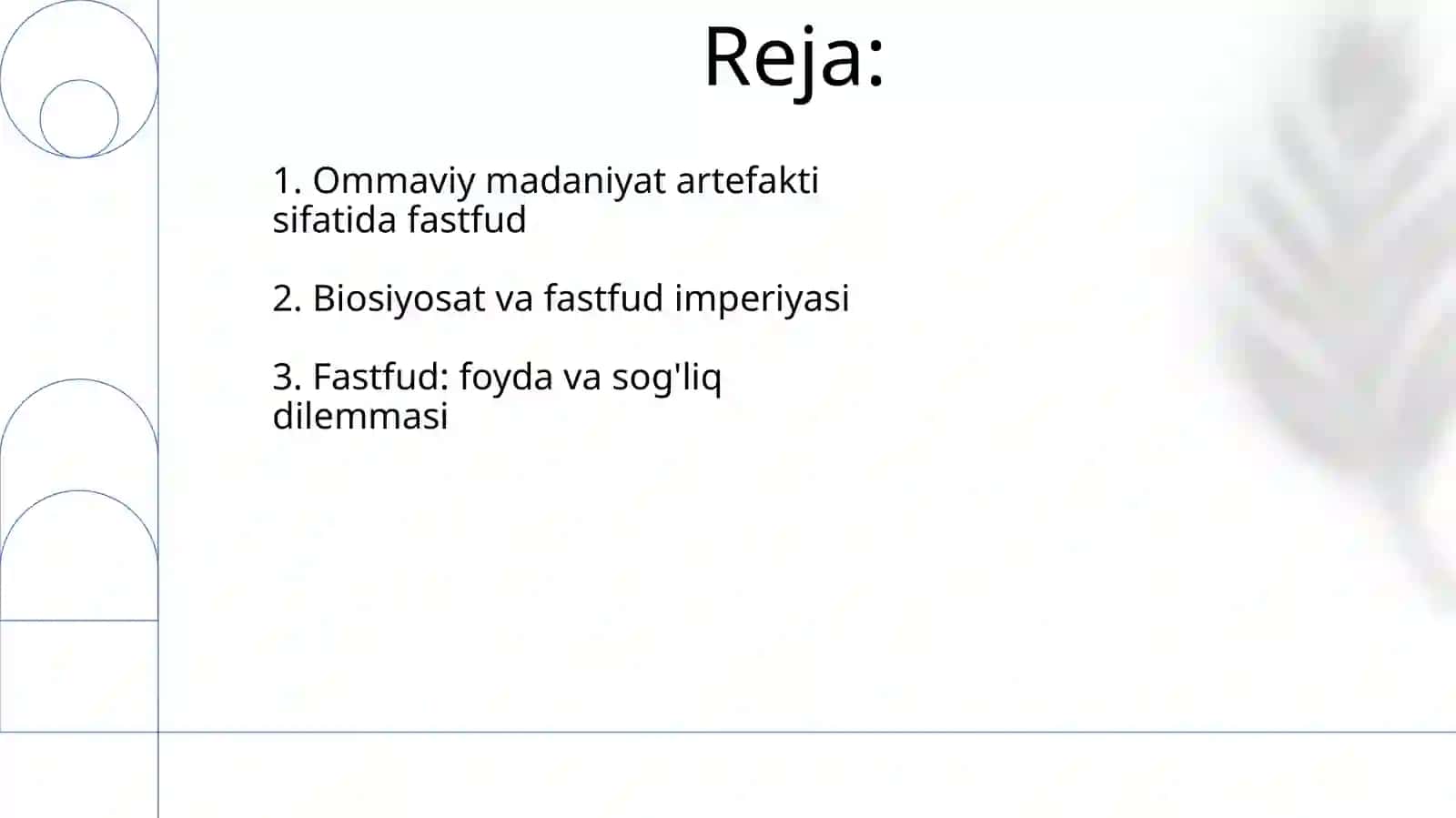 Fast food va snack ommaviy madaniyat artefakti sifatida 2