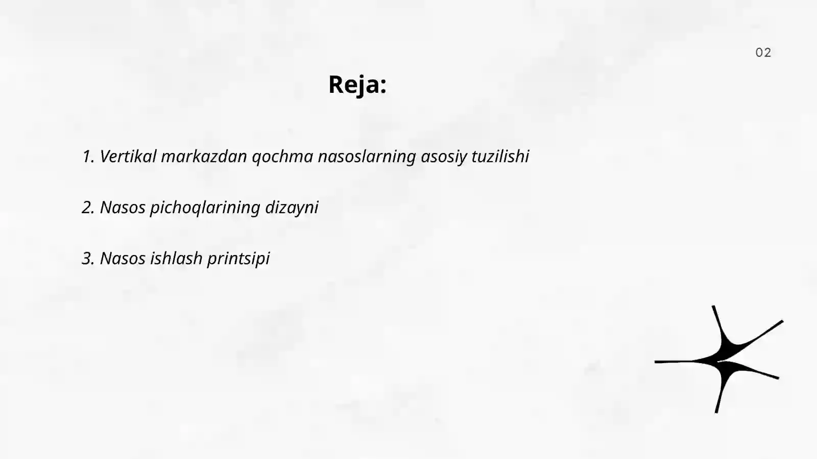 Verikal markazdan qochma nasoslar 2