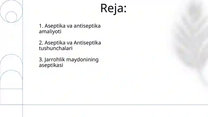 Aseptika va Antiseptika 2