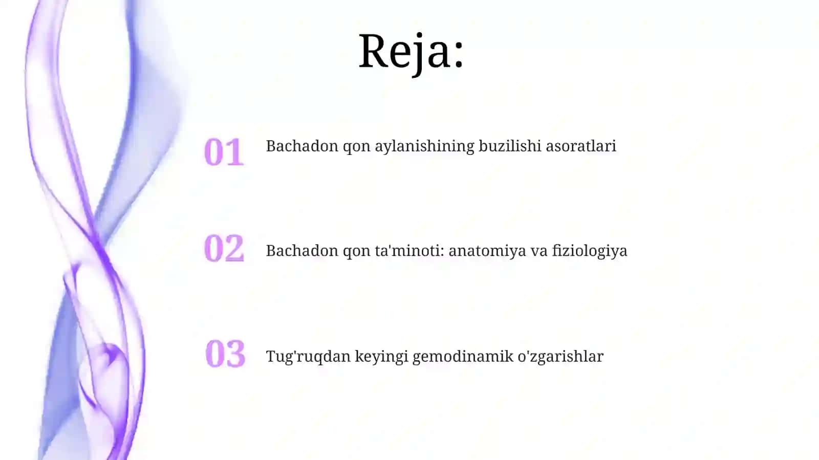Bachadon qon ta'minoti: anatomiya va fiziologiya 2
