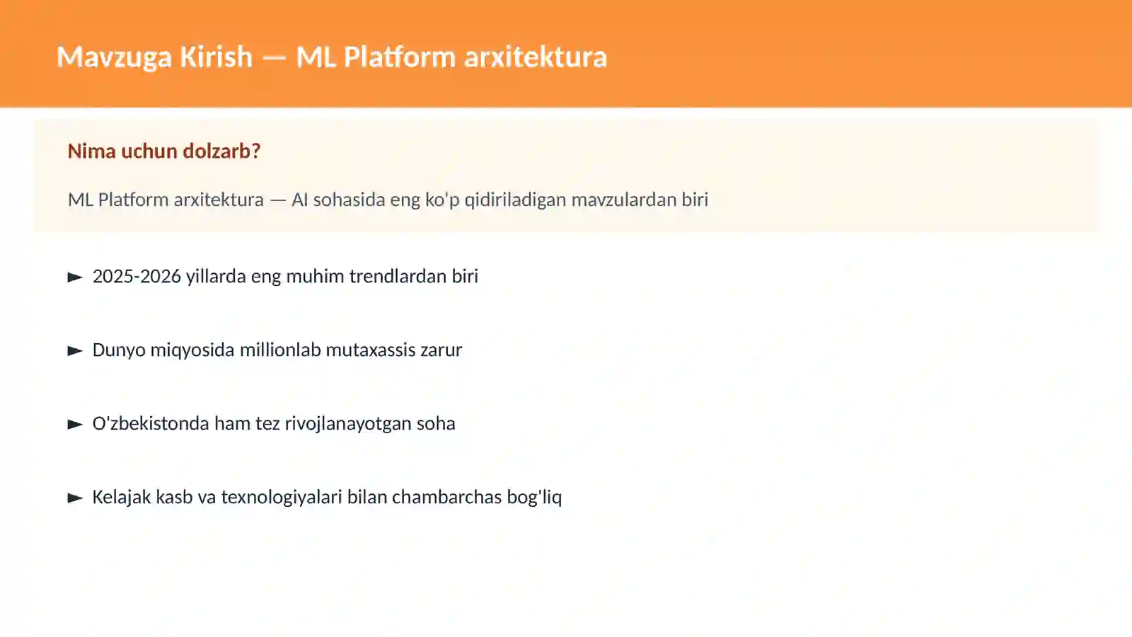ML Platform arxitektura 2