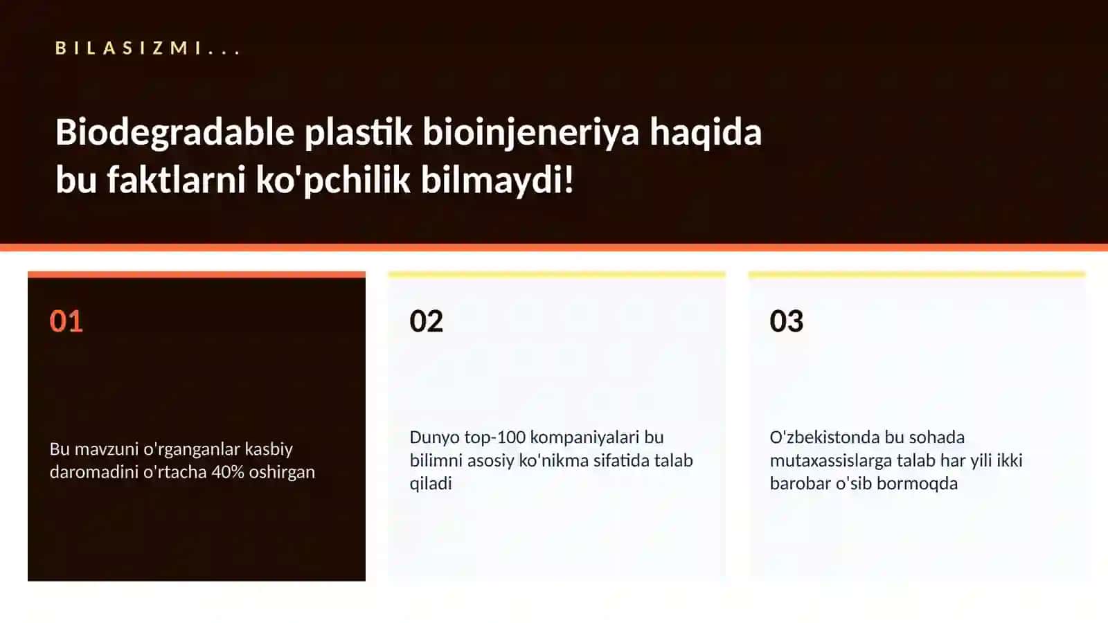 BIOTEXNOLOGIYA VA GENOMIKA 2