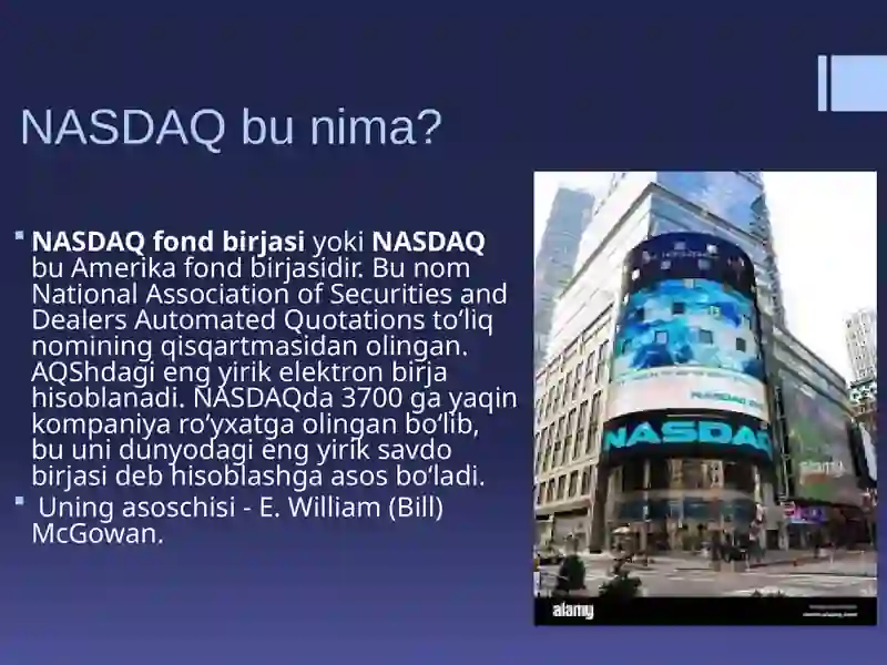 NASDAQ Fond birjasi 2