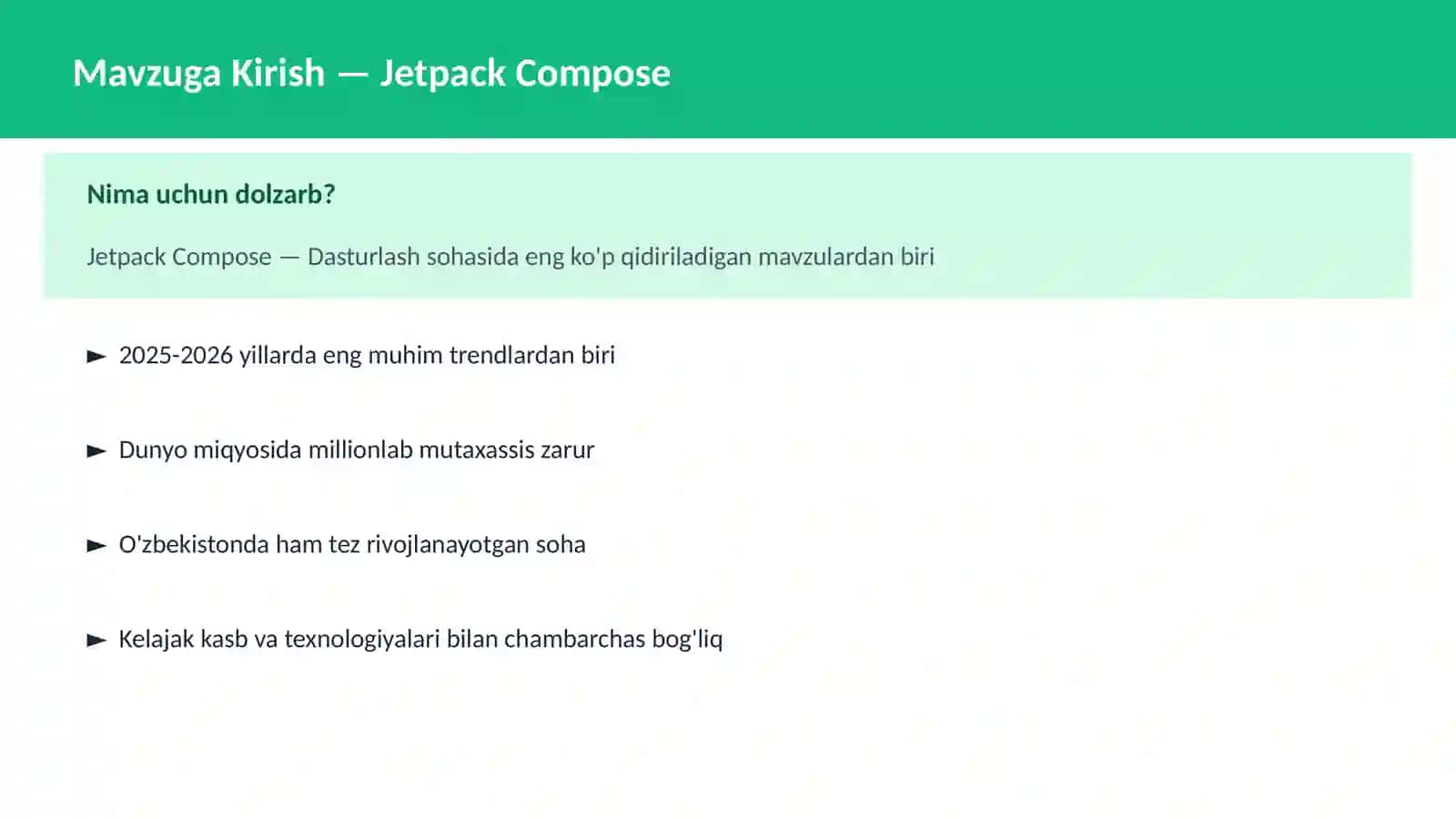 Jetpack Compose 3