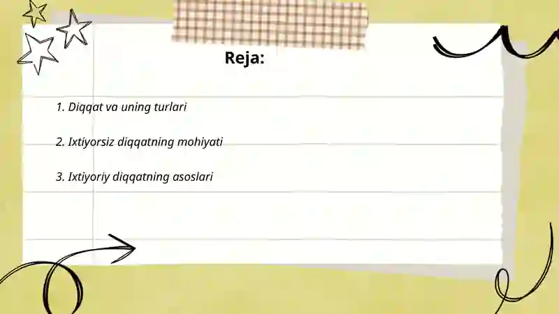 Diqqat turlari 2