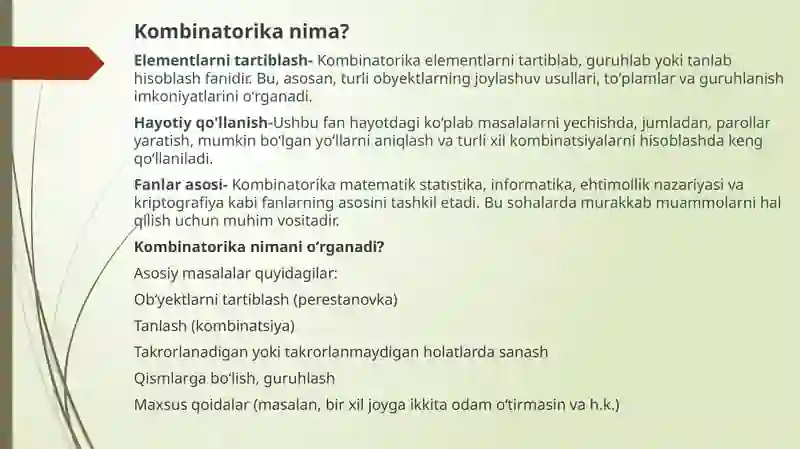 Kombinatorika 2