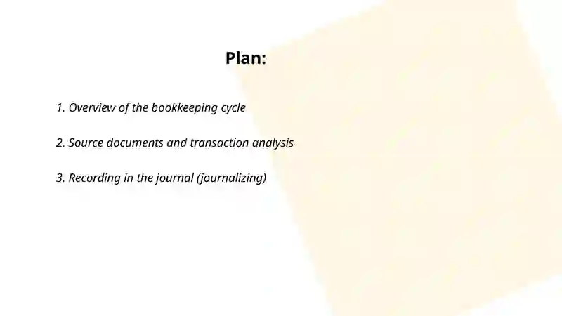 Bookkeeping cycle 2