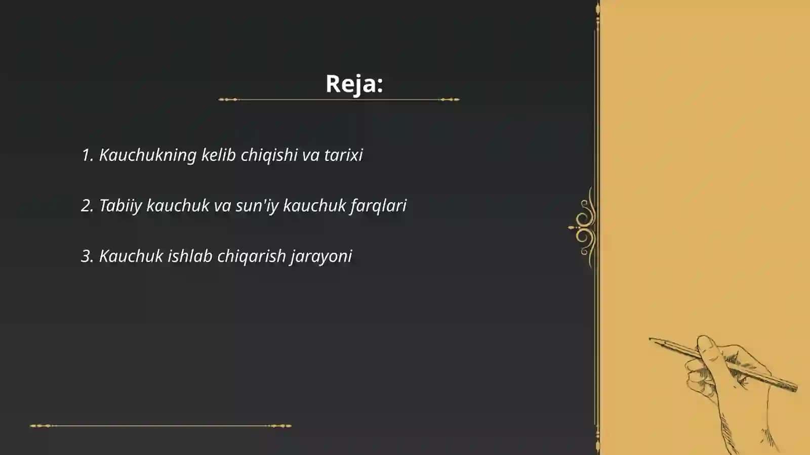 Kauchok va undan foydalanish 2