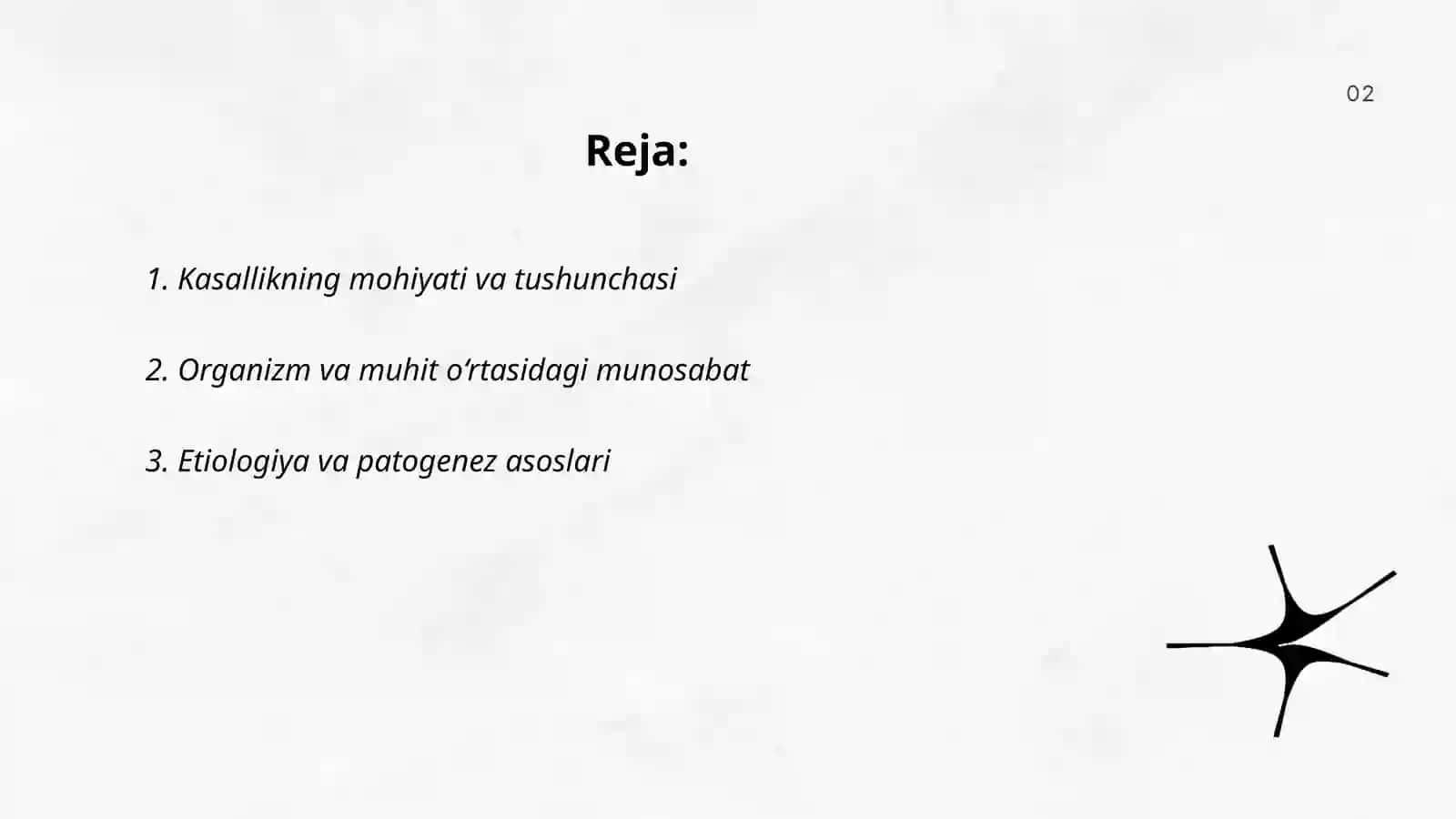Pathological fiziologiya moduliga kirish.Umumiy nazologiya 2