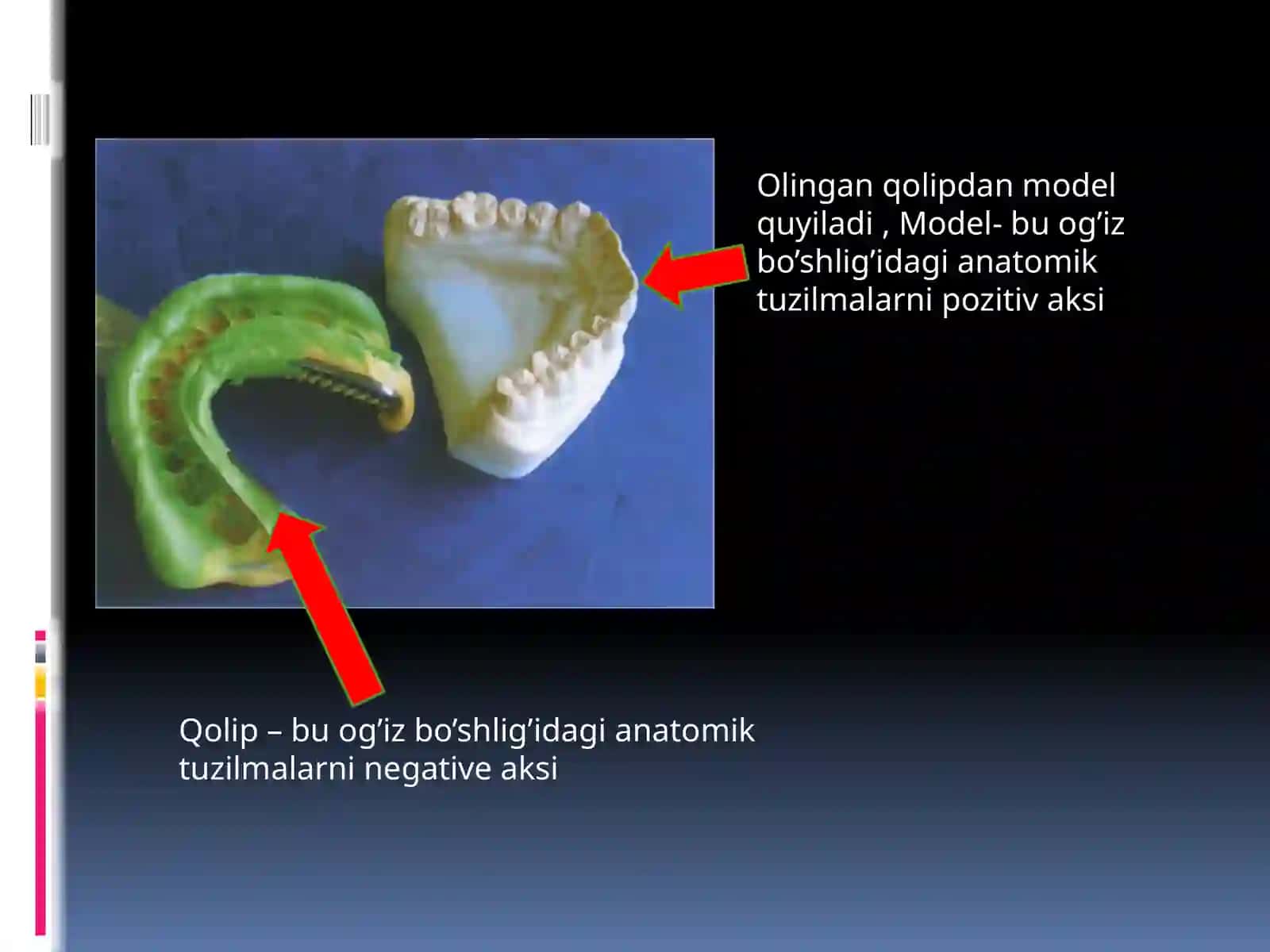 Stamatalogiyada qoliplar va qolip olishtiradigan xomashyolar 2