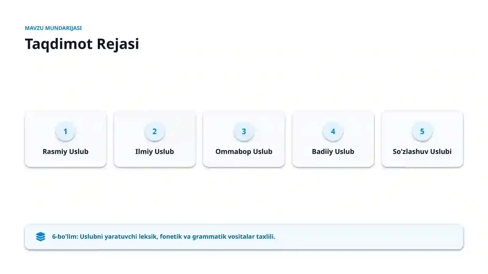 RASMIY VA BOSHQA NUTQ USLUBLARI 2