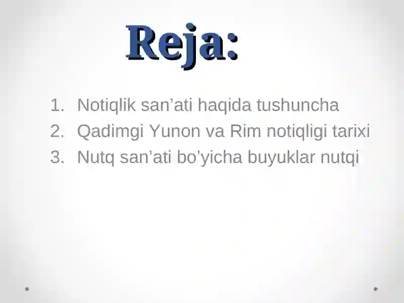 Notiqlik san’ati 2