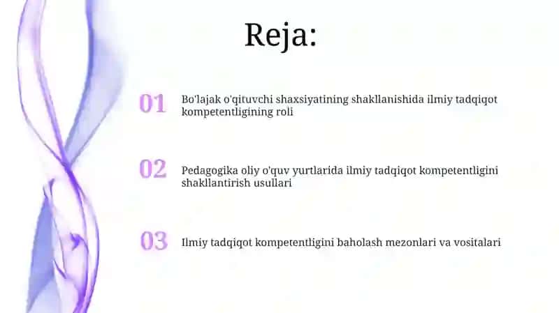 Ilmiy tadqiqot kompetentligi-bo'lajakoʻqituvchishaxsinishakllantirishomilisifatida 2