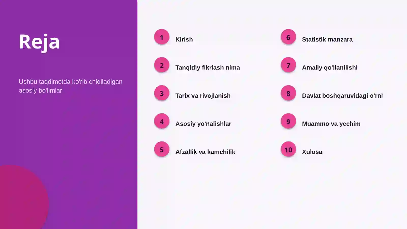 Tanqidiy fikrlash 2