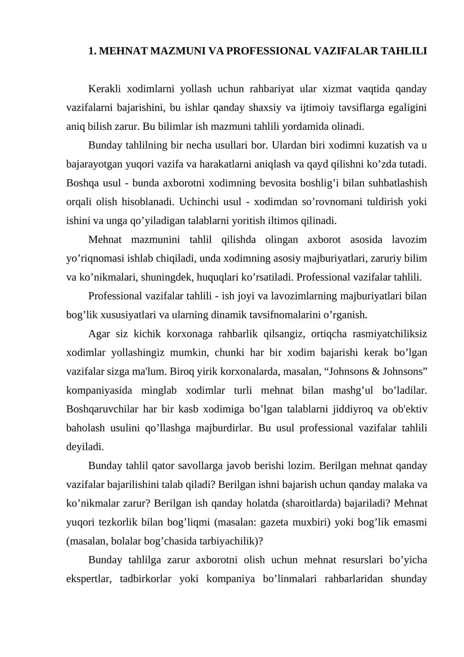 Kadrlarni to’plash va tanlash usullari 2