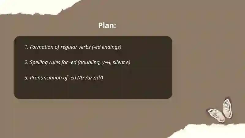 Past simple 2