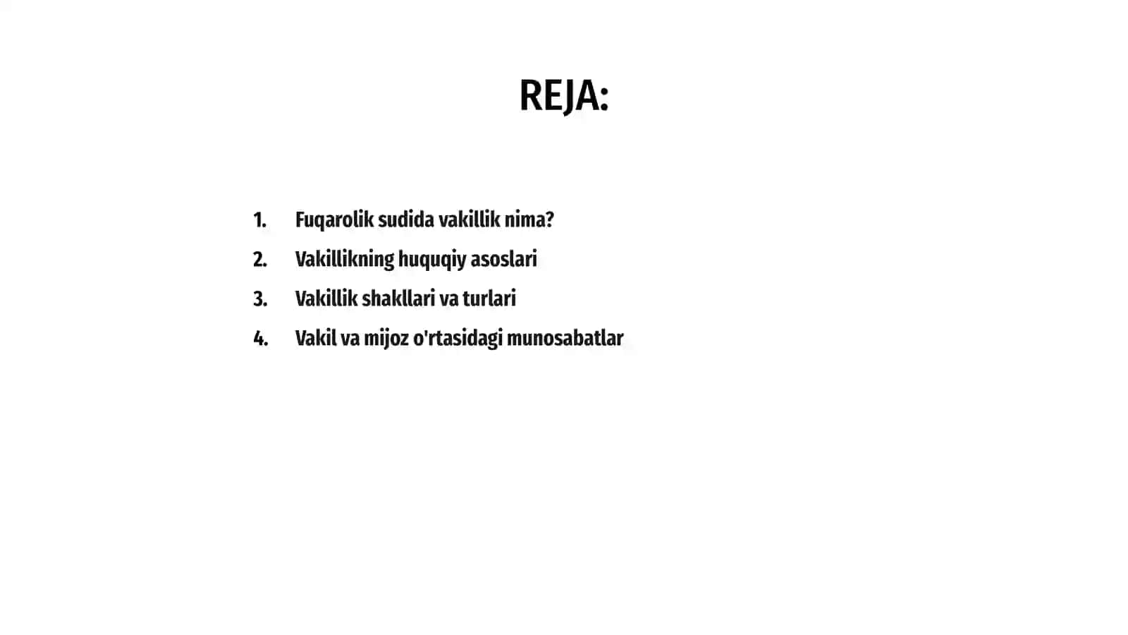 Fuqarolik sudida vakillik 2