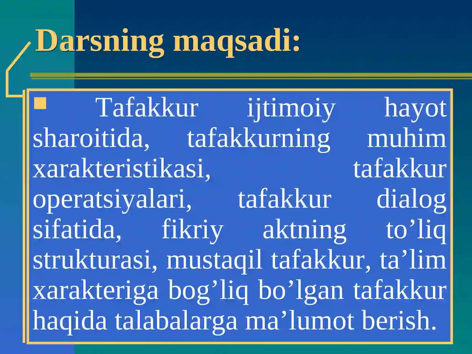 TAFAKKURNI EKSPERIMENTAL USULLAR YORDAMIDA TADQIQ ETISH 2
