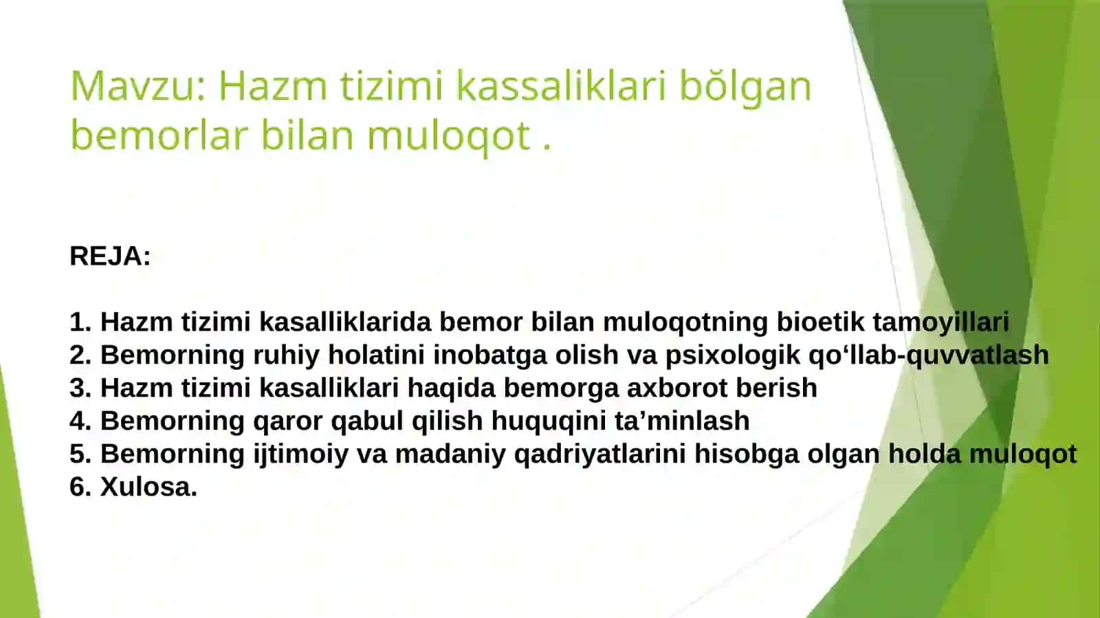 Hazm tizimi kasalliklari 2