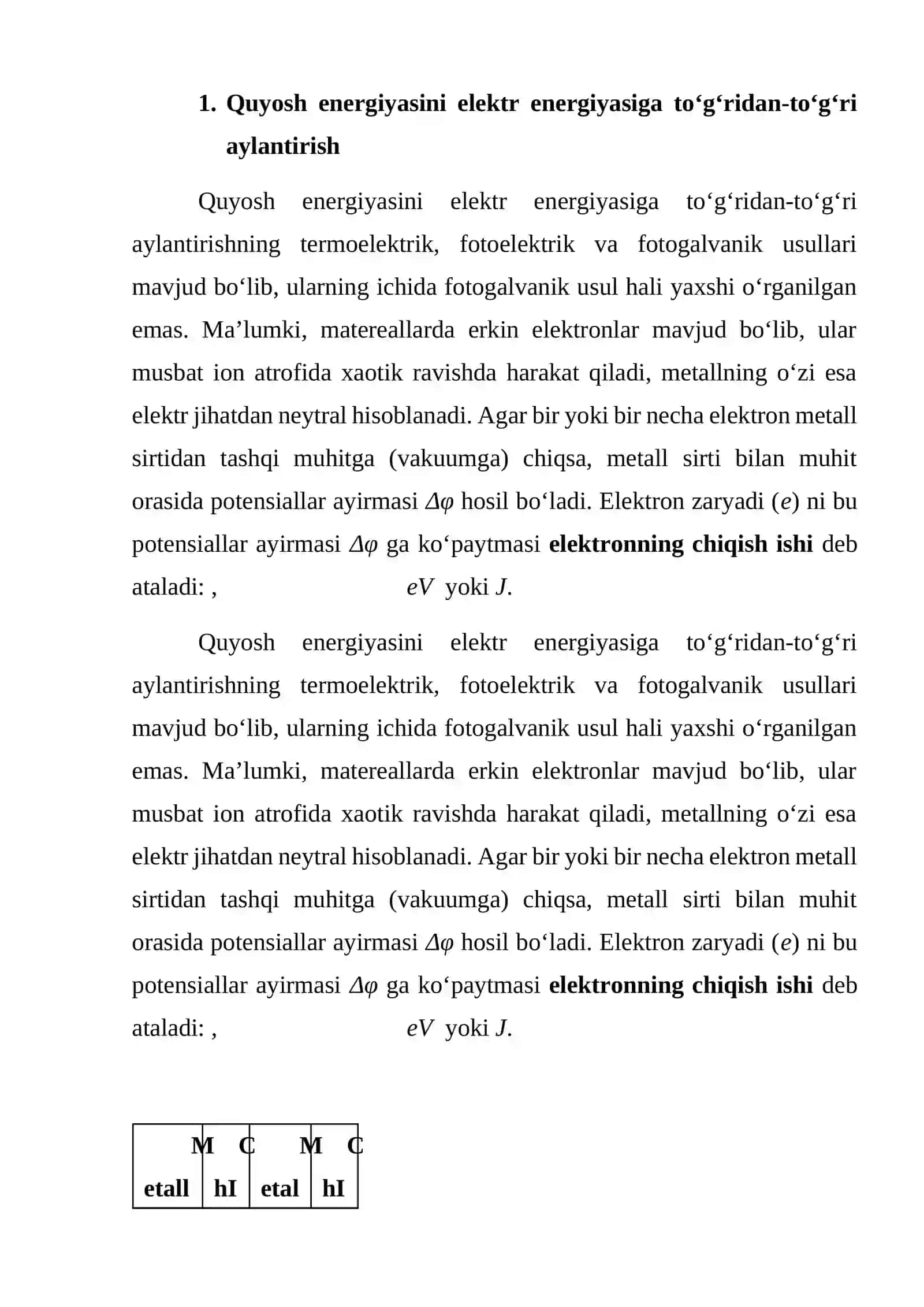 Quyosh fototoelektrik elementlari va modullari 2