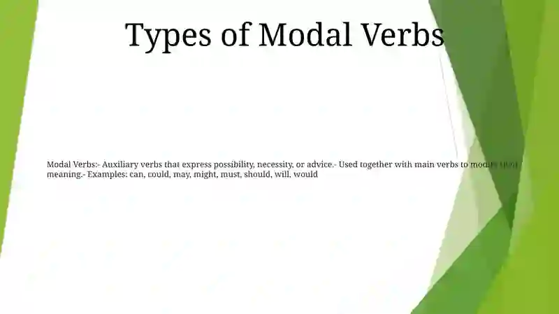 Modal Verbs 2