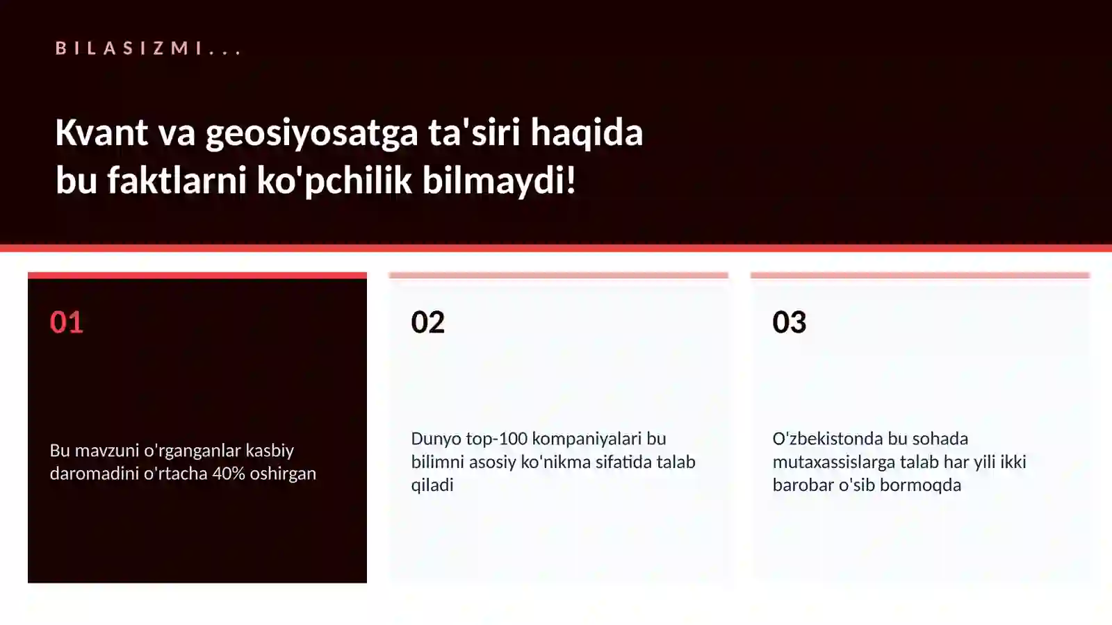 Kvant va geosiyosatga ta'siri 2