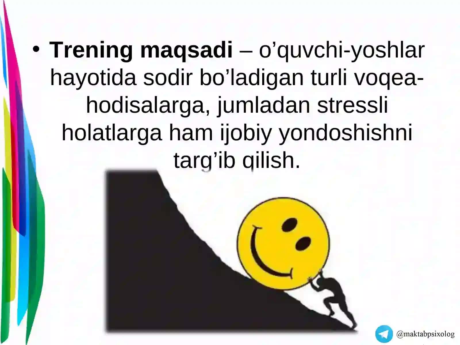 Ijobiy Fikrlashni rivojlantirish treningi 2