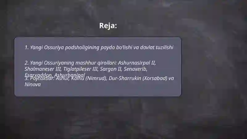 Yangi Ossuriya podsholigi 2